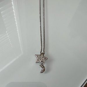 Swarovski Star and Moon Crystal Necklace